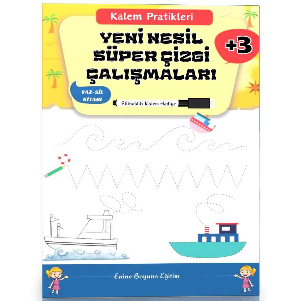 Yeni Nesil Süper Çizgi Çalışmaları Kitabı (YAZ-SİL)
