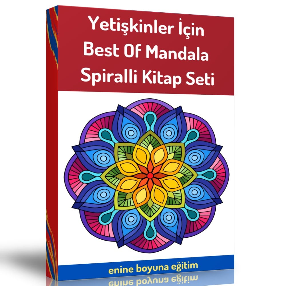 Yetişkinler İçin Best Of Mandala Spiralli Kitap Seti (3 Spiralli Kitap)