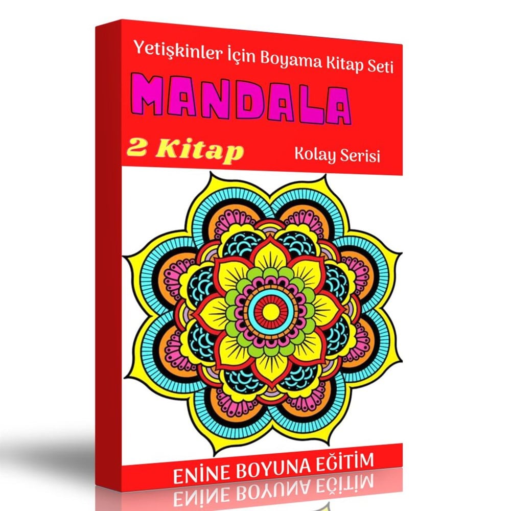 Yetişkinler İçin Kolay Boyama Kitap Seti