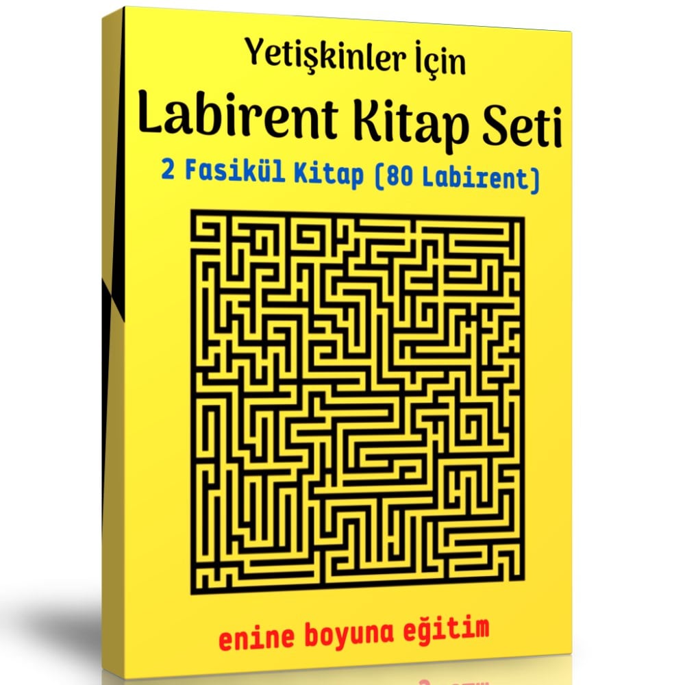 Yetişkinler İçin Labirent Kitap Seti (2 Fasikül Kitap)