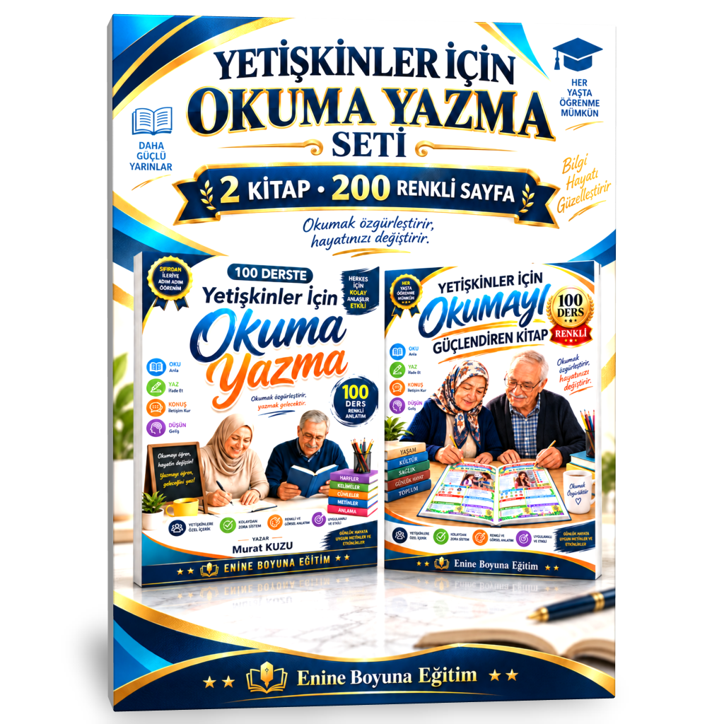 YETİŞKİNLER İÇİN OKUMA YAZMA SETİ