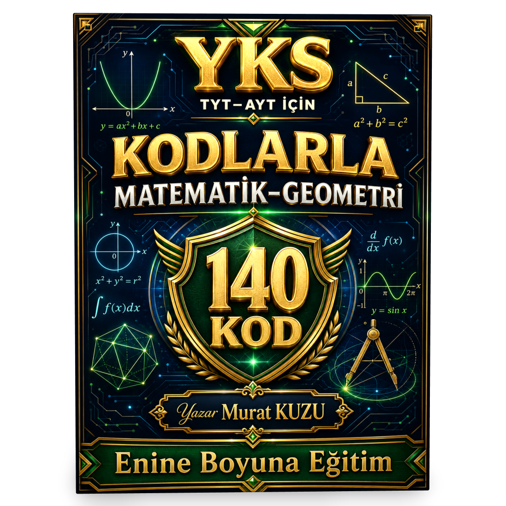YKS TYT–AYT Kodlarla Matematik–Geometri 140 KOD