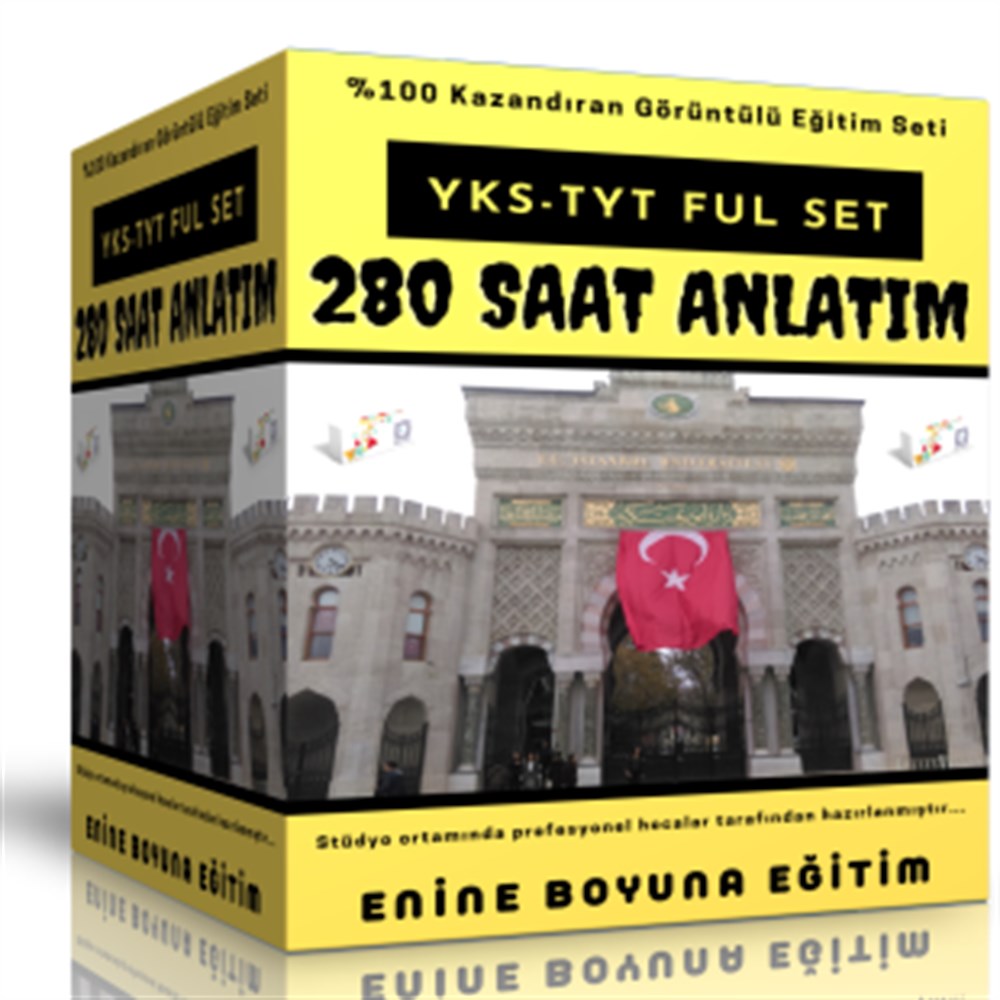 YKS-TYT Tüm Dersler Görüntülü USB Eğitim Seti