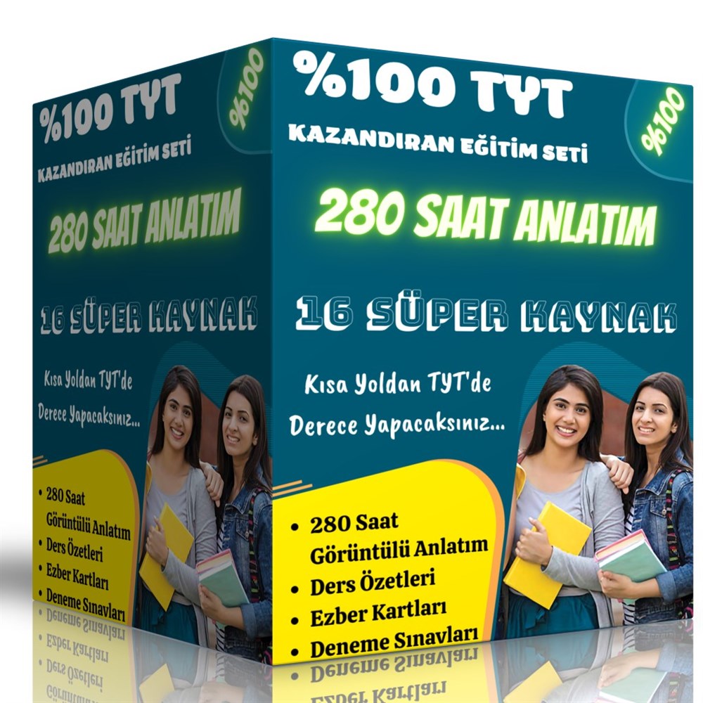 Yüzde Yüz TYT Kazandıran Eğitim Seti 