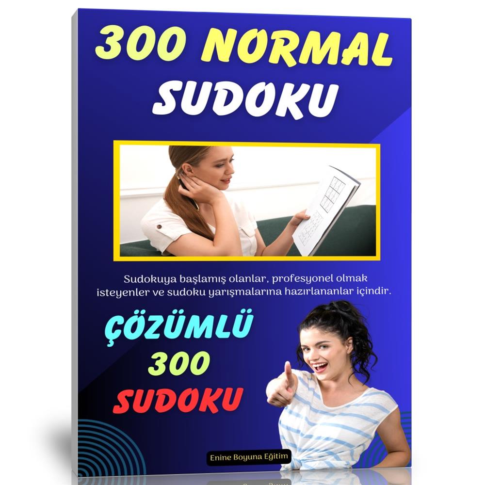 Zamanlayıcı Normal Sudoku Kitap Seti (2 Fasikül Set)