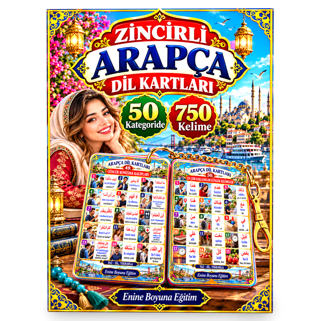 ZİNCİRLİ ARAPÇA DİL KARTLARI