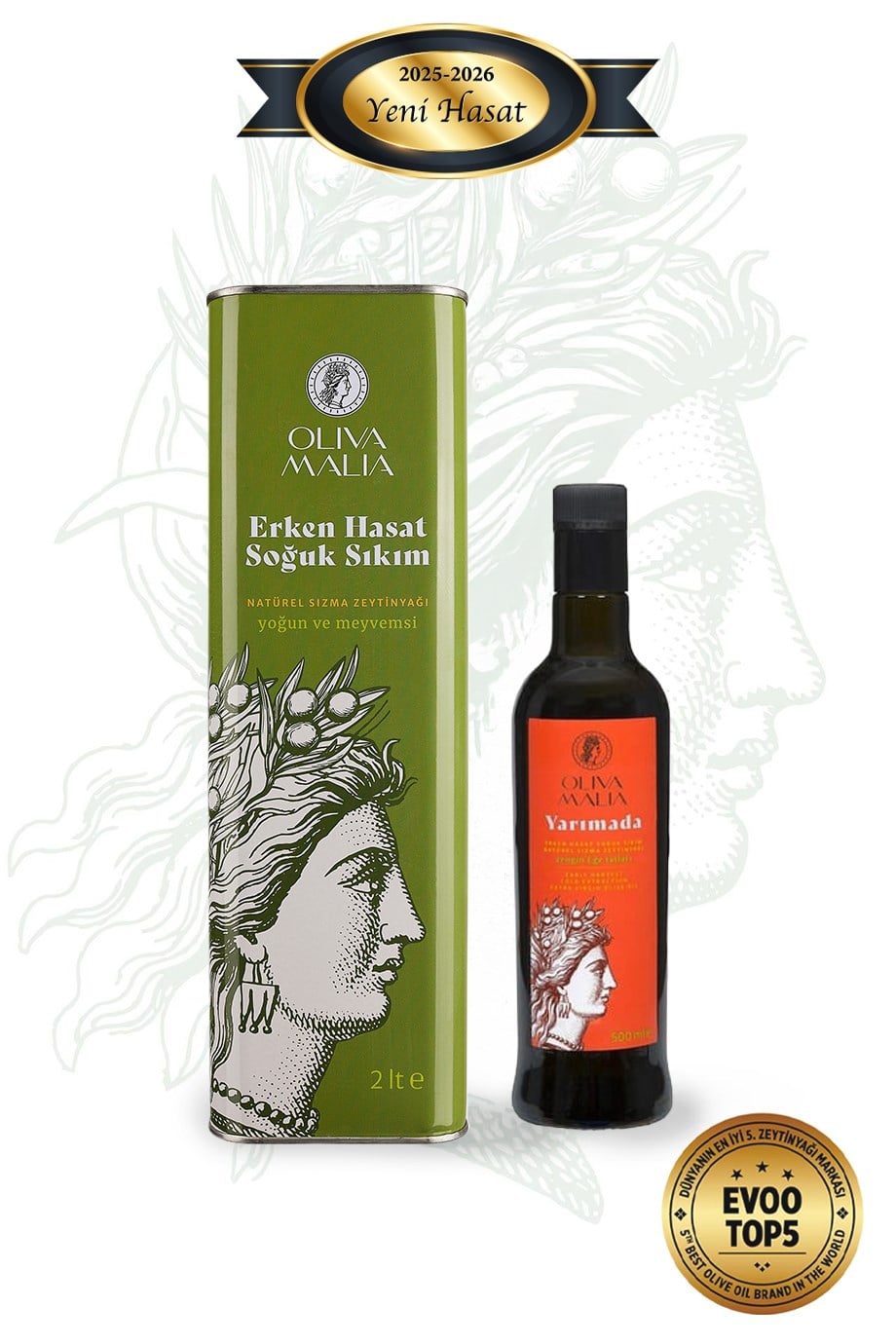 Yarımada Lezzet Seti (2 L Erken Hasat Soğuk Sıkım, 500 ml Yarımada Serisi)