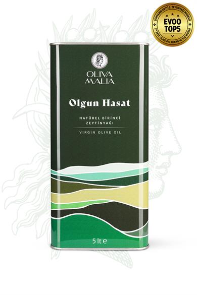 Olgun Hasat Serisi Natürel Birinci Zeytinyağı 5000 ml - Soğuk Sıkım 