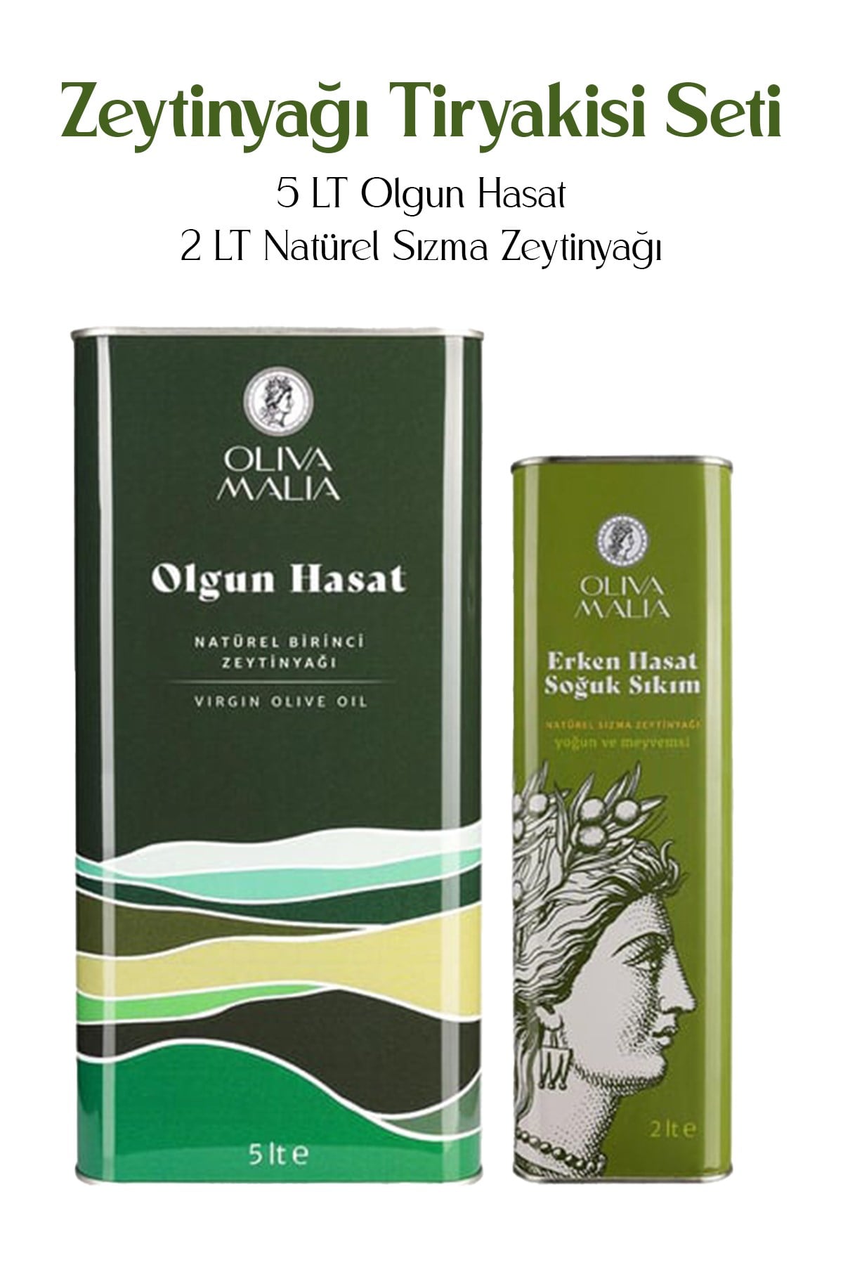 Avantajlı Bahar Paketi (2 Lt Ayvalık, 500 Ml Organik, Zeytinyağlı Sabun, Zeytin Çiçeği Kolonyası)