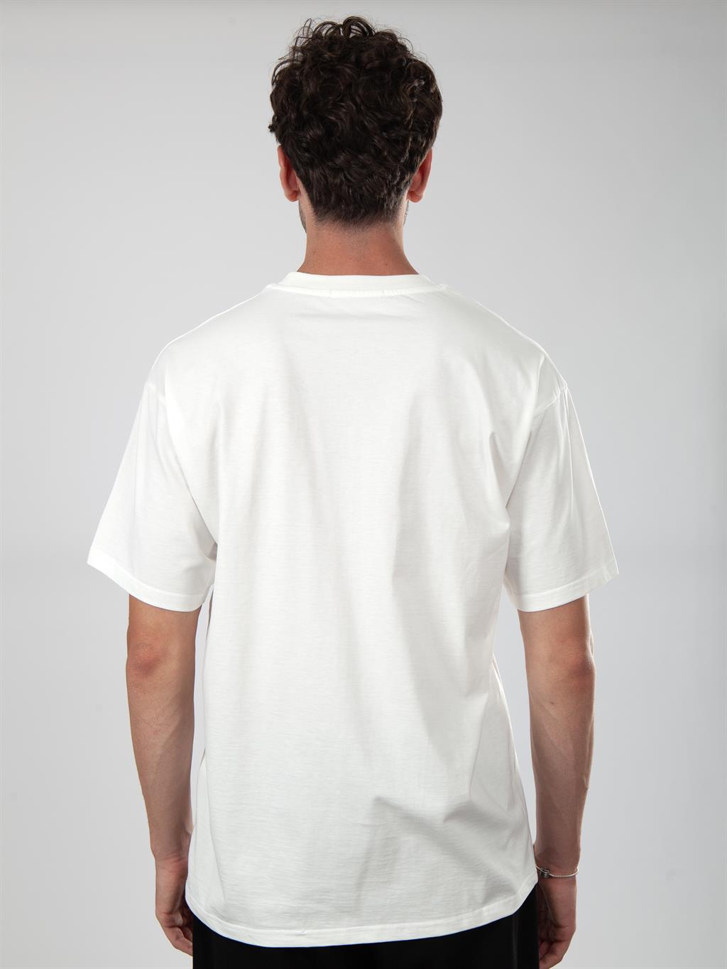 Basic Oversize Tişört - EkruM-GUN-OTS-EKRU-L-BASIC