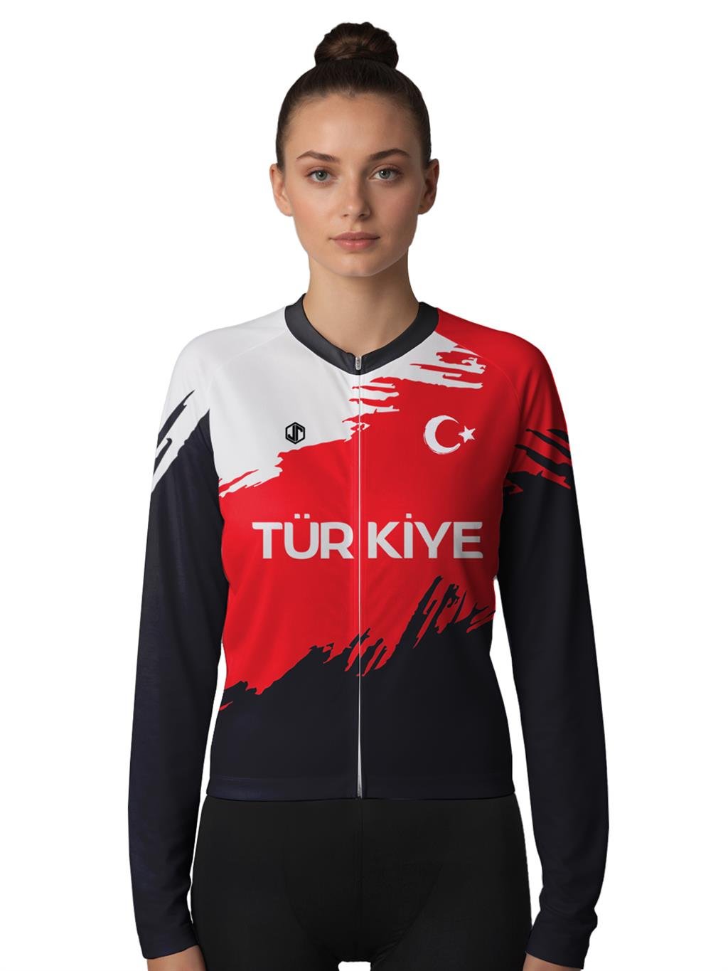 Kırmızı Türkiye Rahat Kesim Bisiklet FormasıM-BIS-UREG-S-KIRTUR
