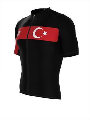 Siyah Türkiye Bisiklet Forması (Mesh Fit)M-22005111