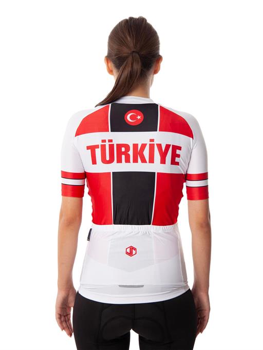 Yüzyıl Beyaz Racing Fit Bisiklet FormasıFIR-BF-2023-YUZYIL-BEYAZ