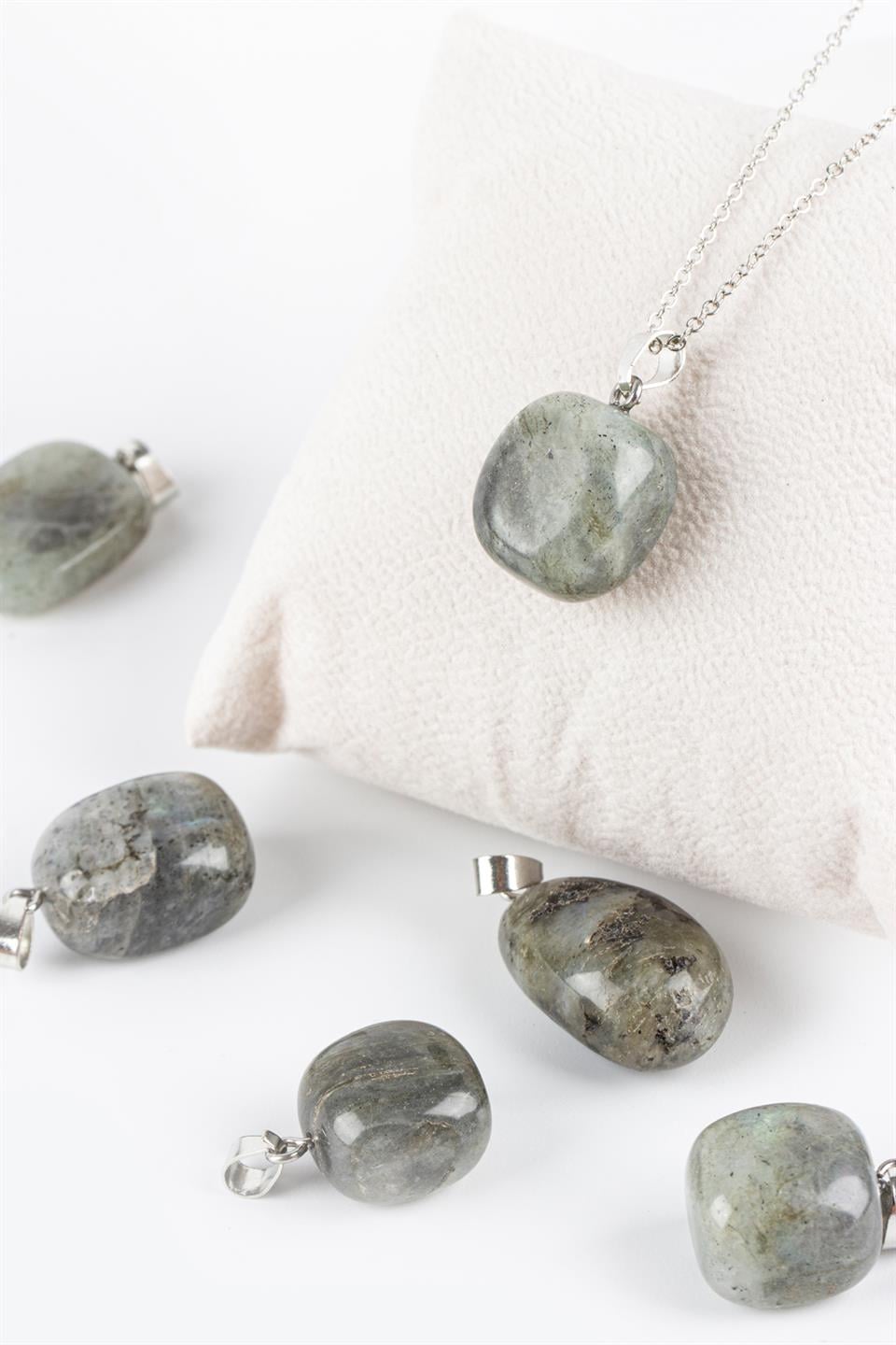 Labradorit Tımbıl Model Kolye Ucu