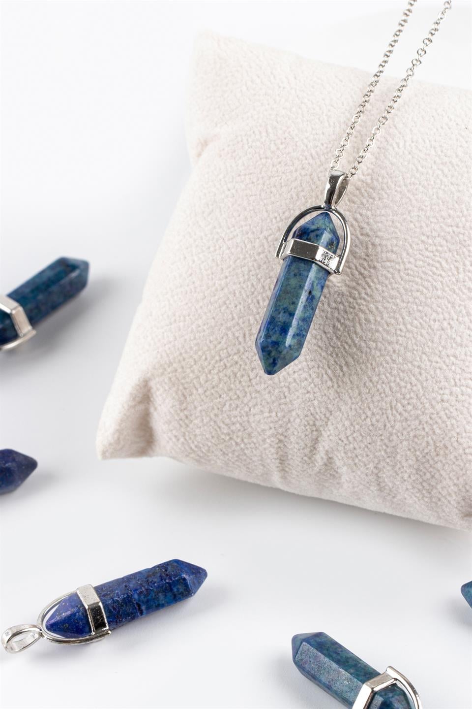 Lapis Lazuli Çivi Model Kolye Ucu