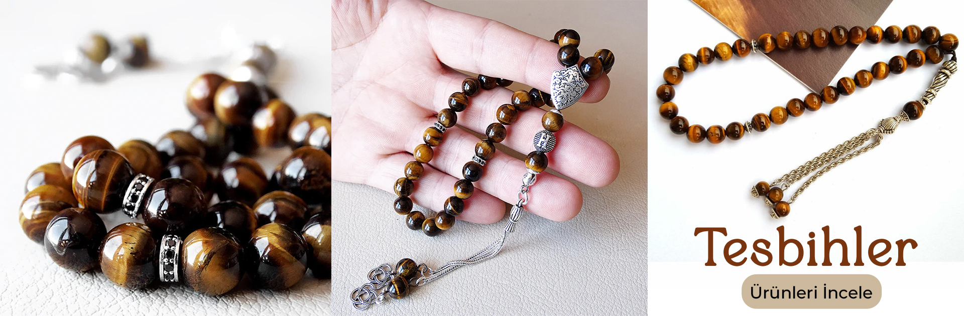 Zümrüt Doğal Taş - Tesbihler