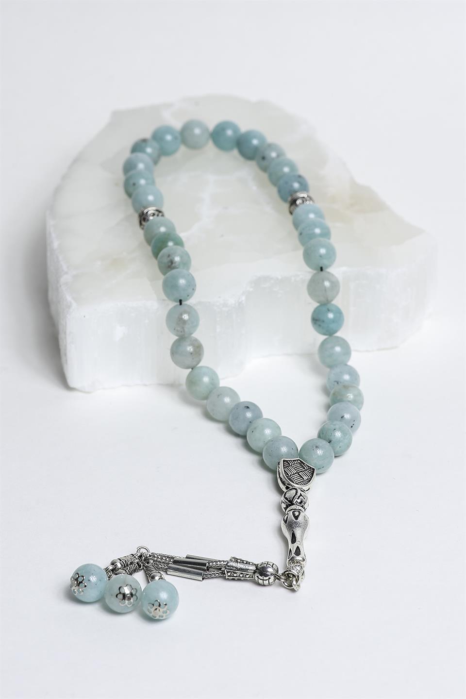 Amazonit Küre Kesim 10 mm Doğal Taş Tesbih