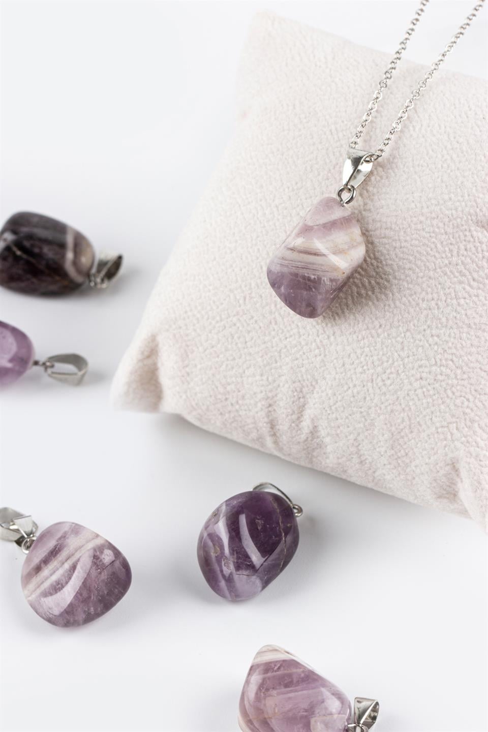 Ametist Tımbıl Model Kolye Ucu