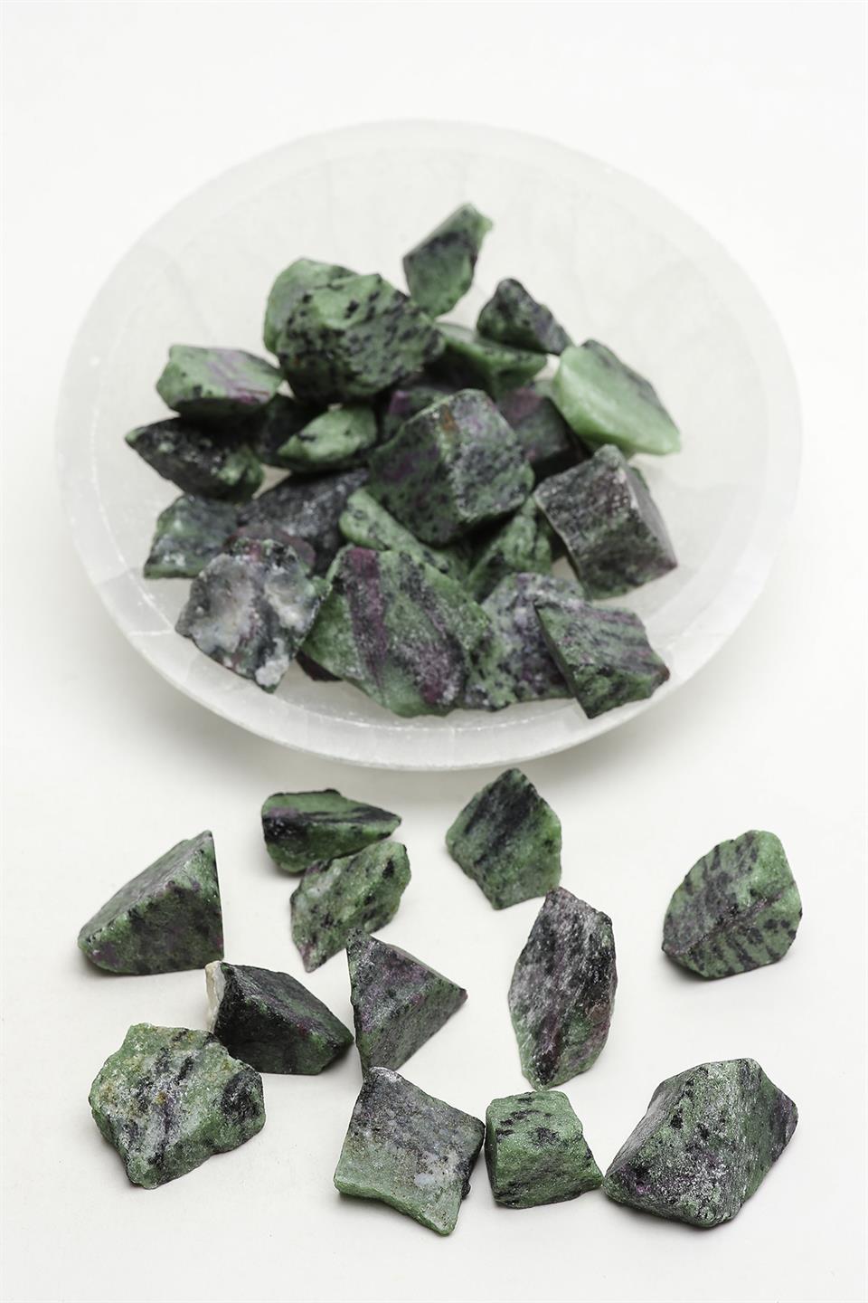 Anyolit (Rubyzeosit) Ham Parça (İşlenmemiş) Doğal Taş 