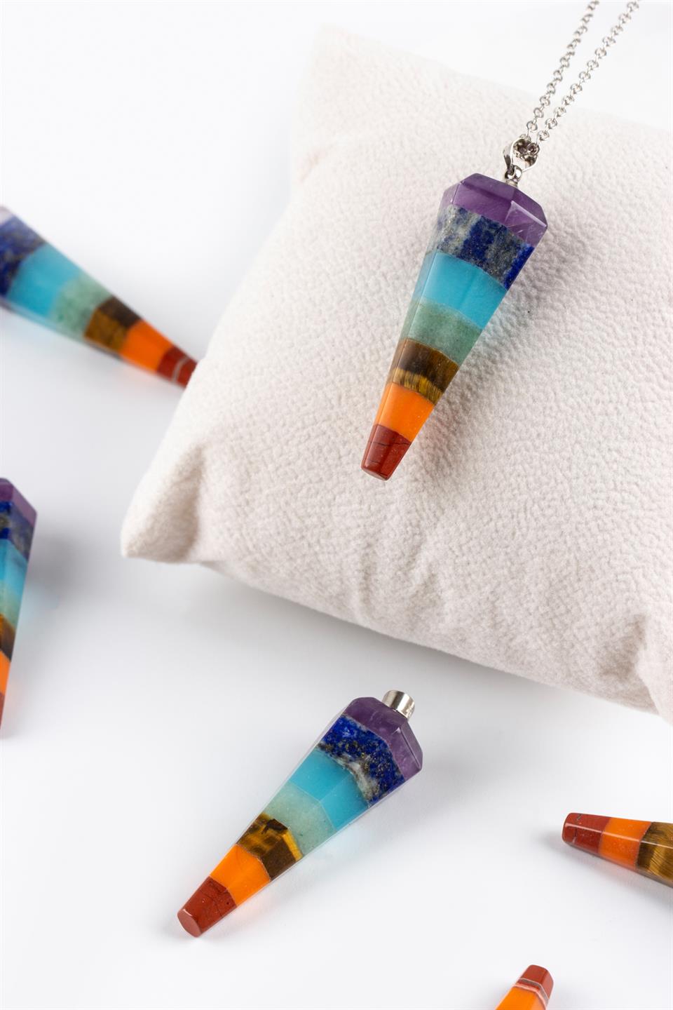 Çakra 7'li Model Kolye Ucu