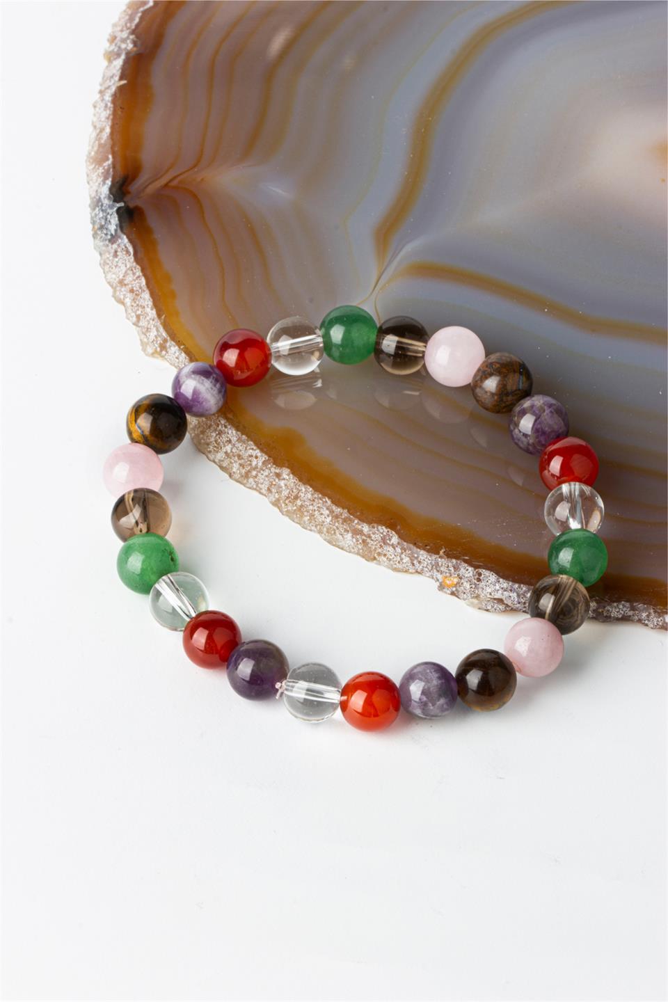 Çakra Küre Kesim 8 mm Bileklik