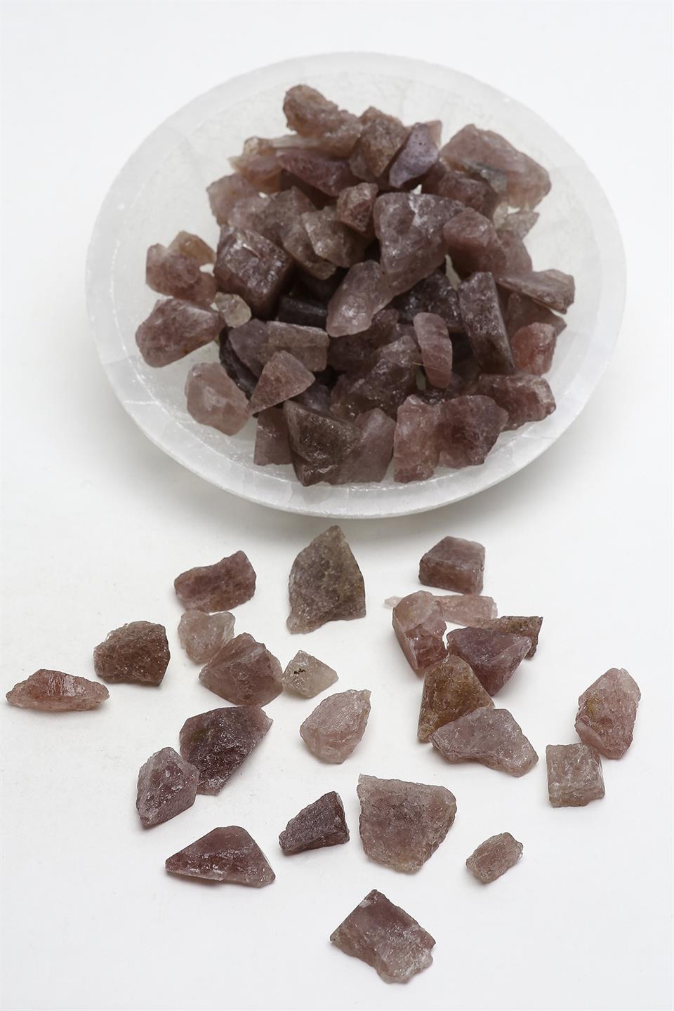 Çilek Kuvars Ham Parça (İşlenmemiş) Doğal Taş