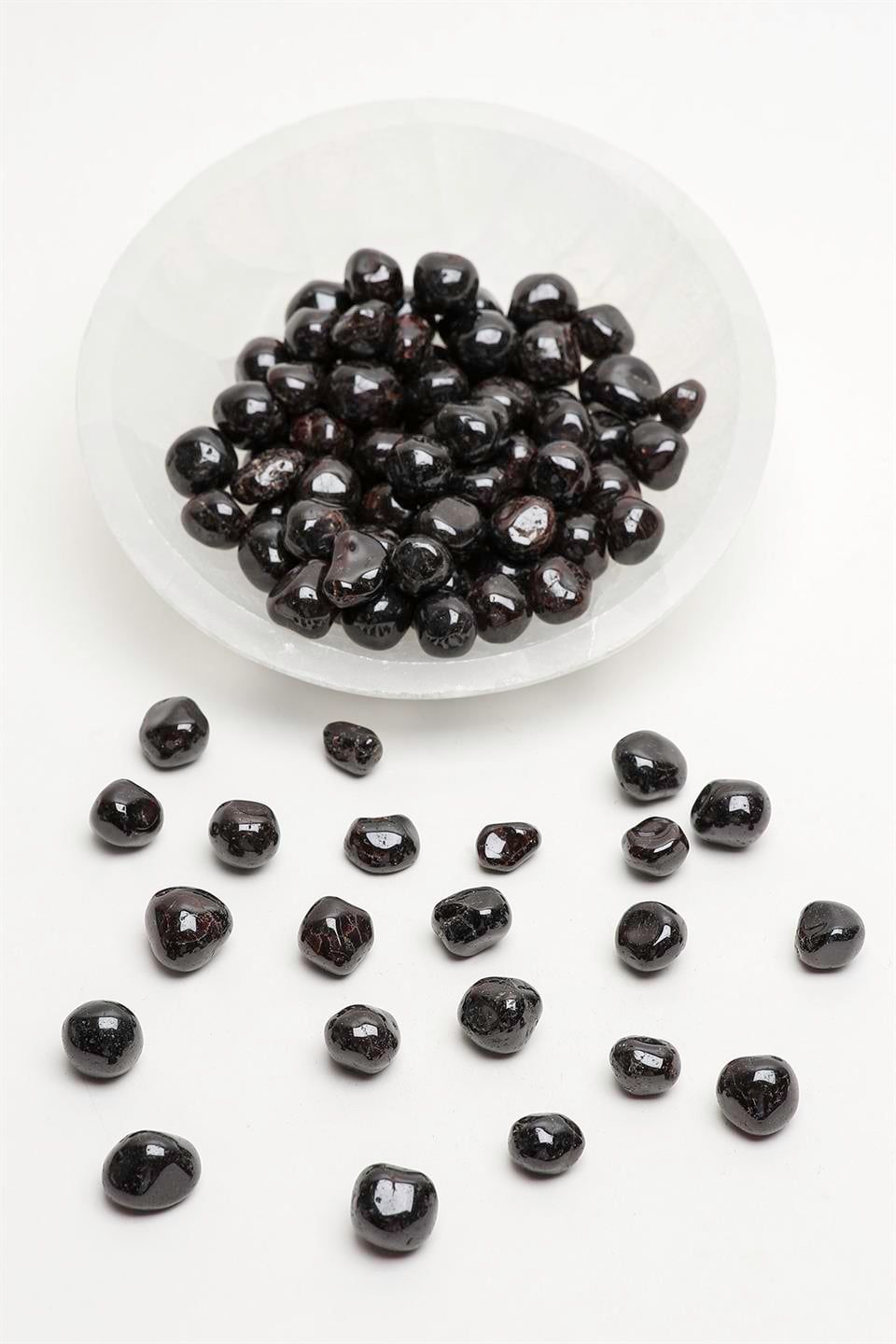 Granat (Lal - Garnet) Doğal Mini Tamburlanmış Tımbıl Taş