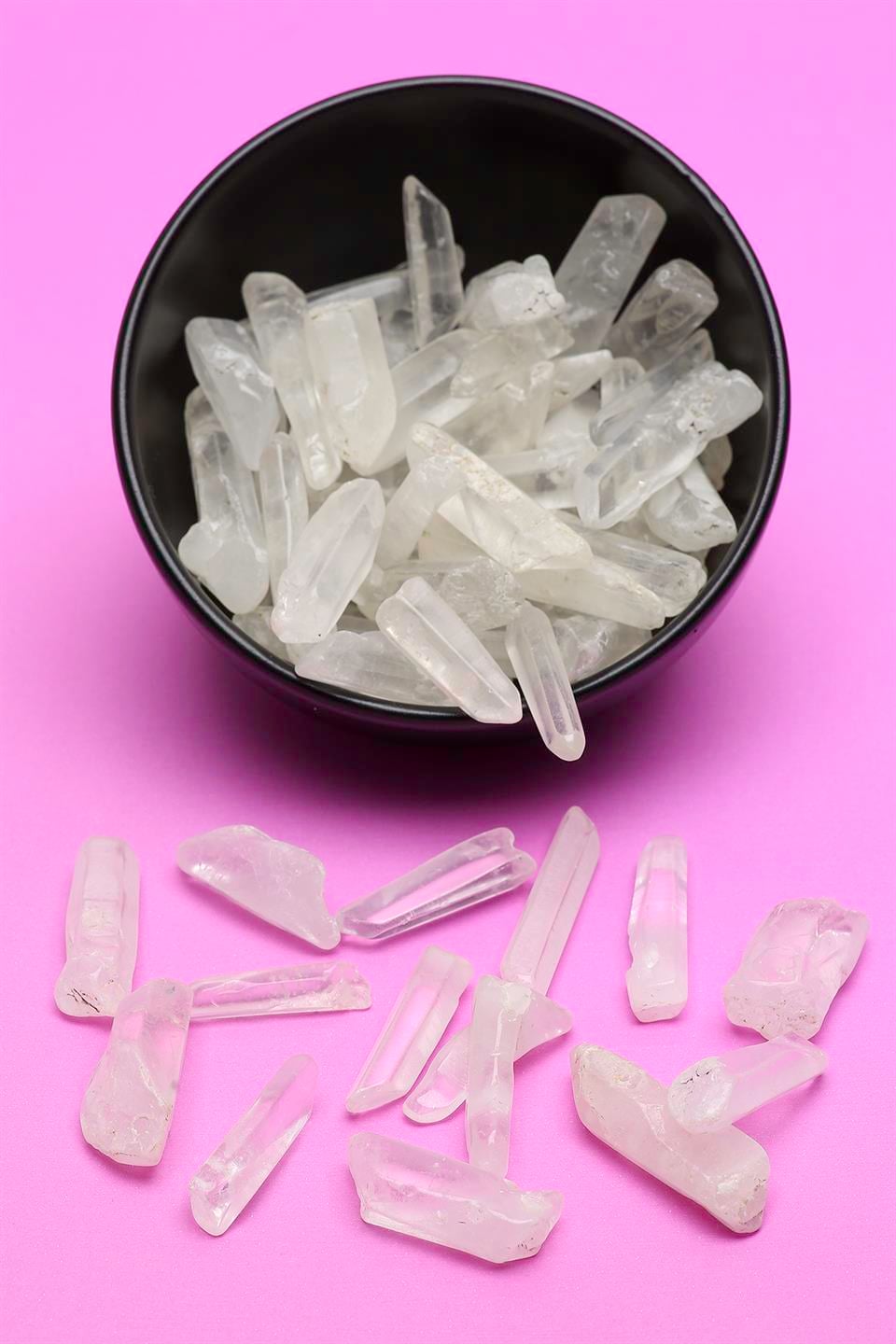 Kristal Kuvars Diş Model Ham Parça (İşlenmemiş) Doğal Taş