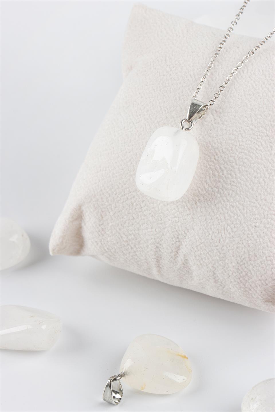 Kristal Kuvars Tımbıl Model Kolye Ucu