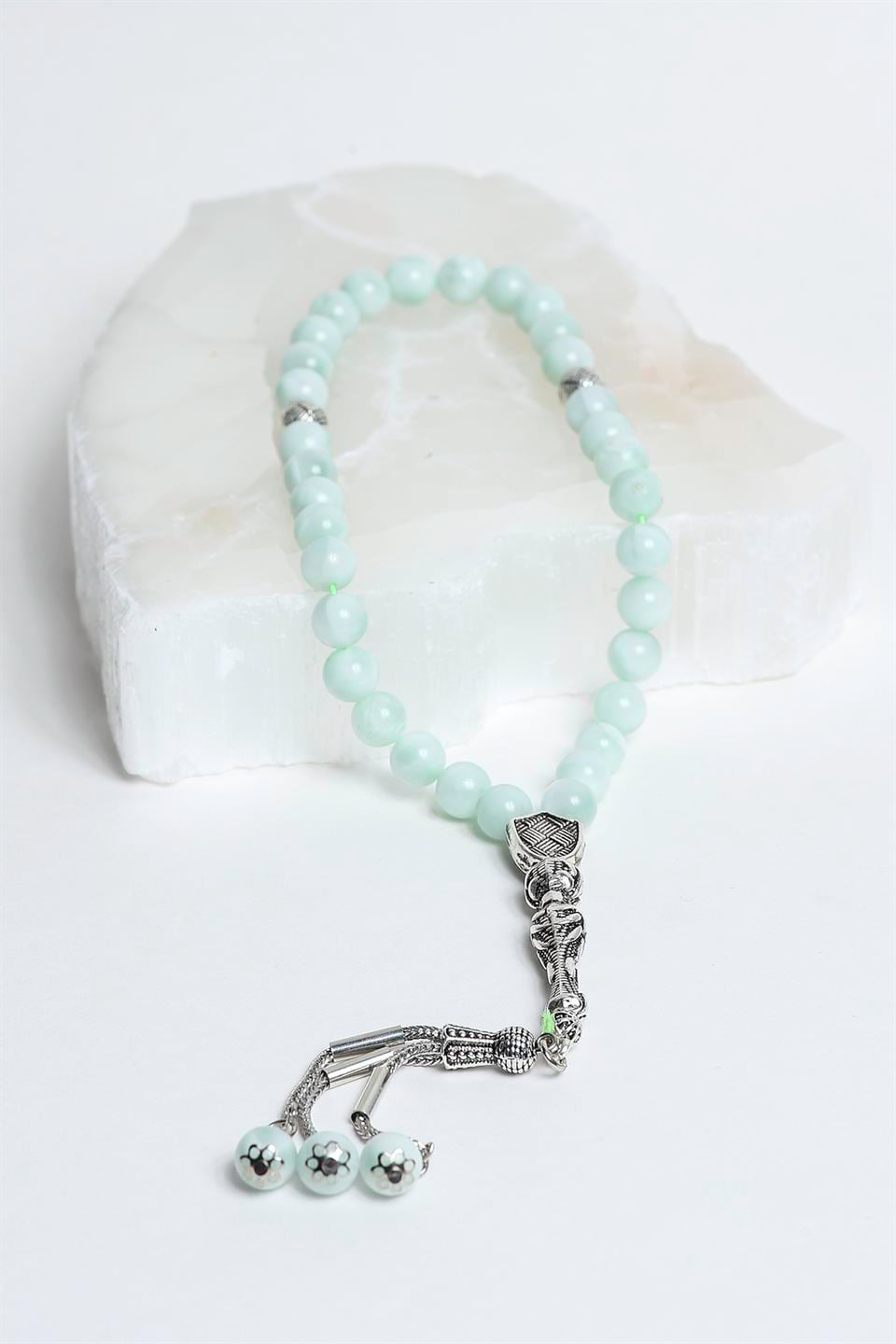 Larimar Küre Kesim 8 mm Doğal Taş Tesbih