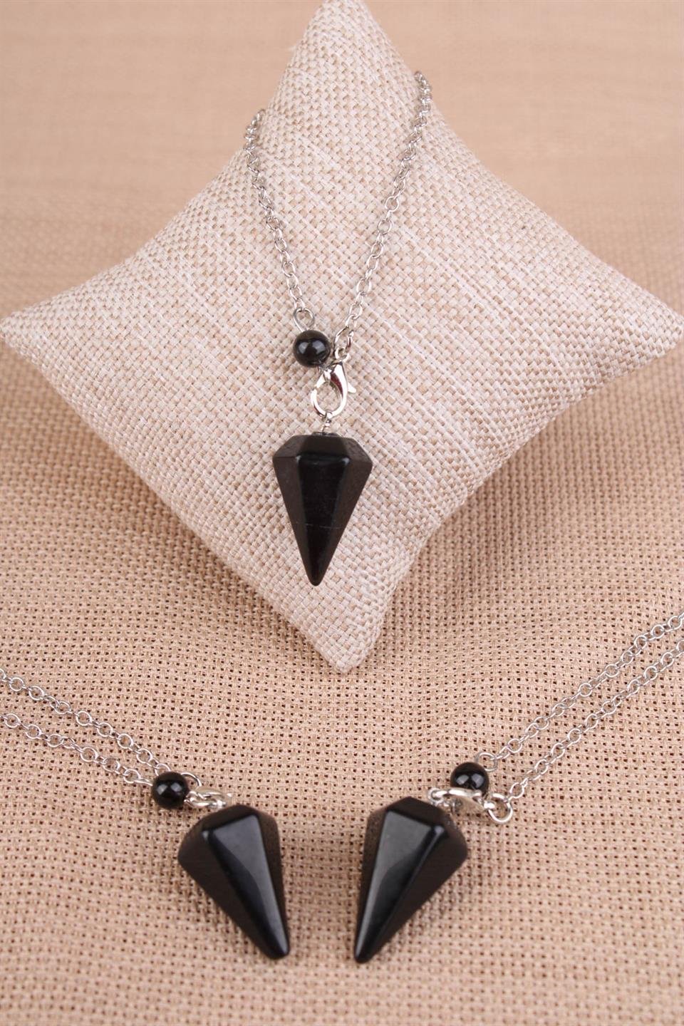 Oniks Doğal Taş Pandül - Sarkaç