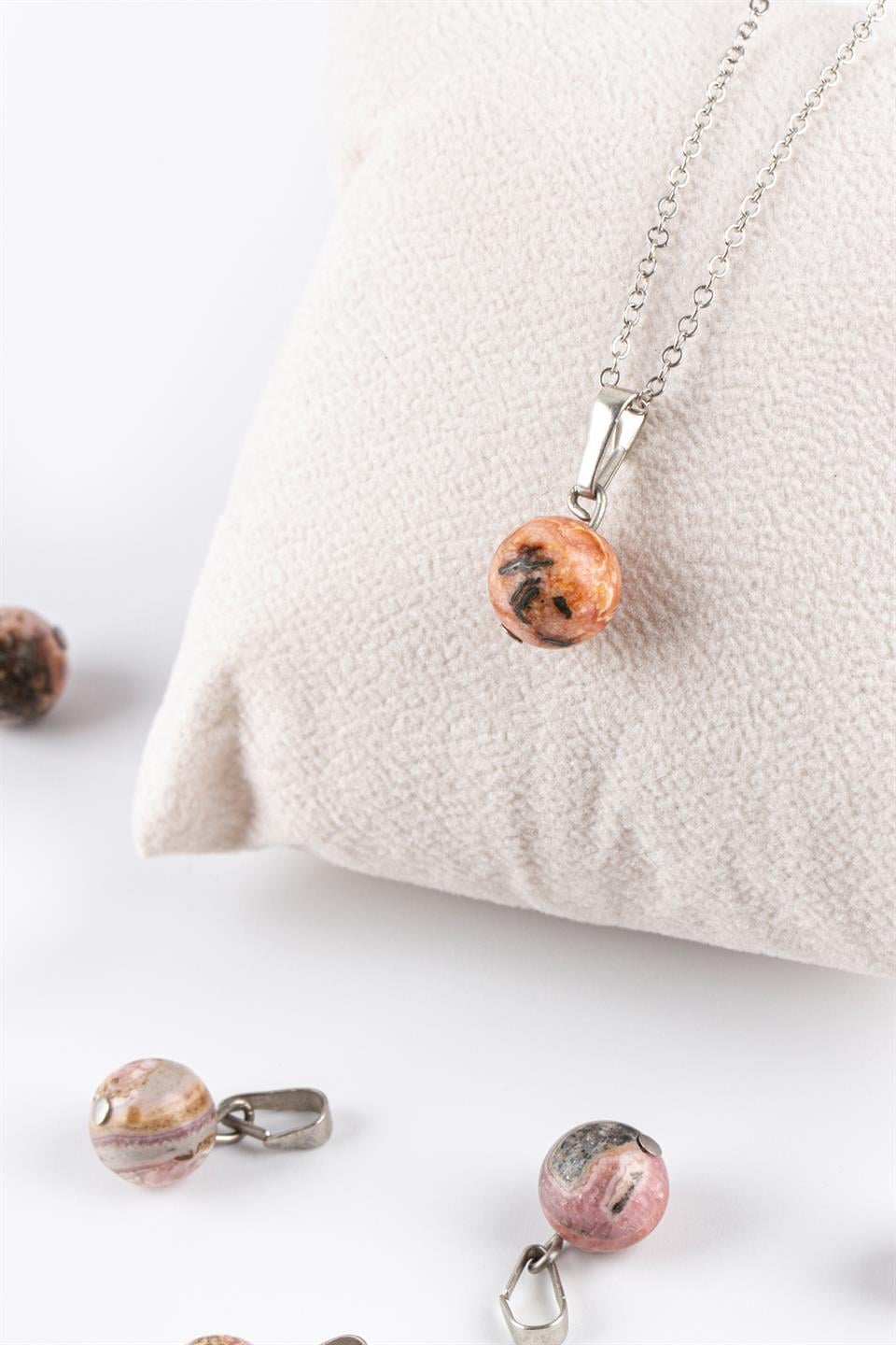 Rodokrozit Kolye Ucu