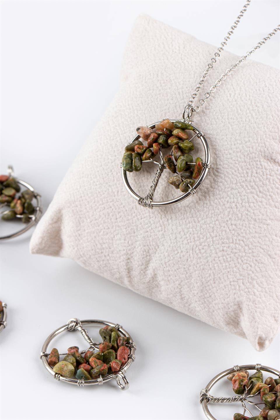 Unakit Hayat Ağacı Model Kolye Ucu