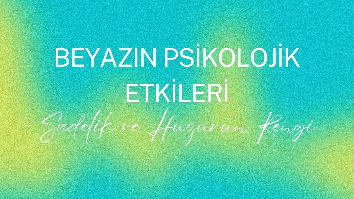 Beyazın psikolojik etkileri – sadelik, huzur ve minimalizm