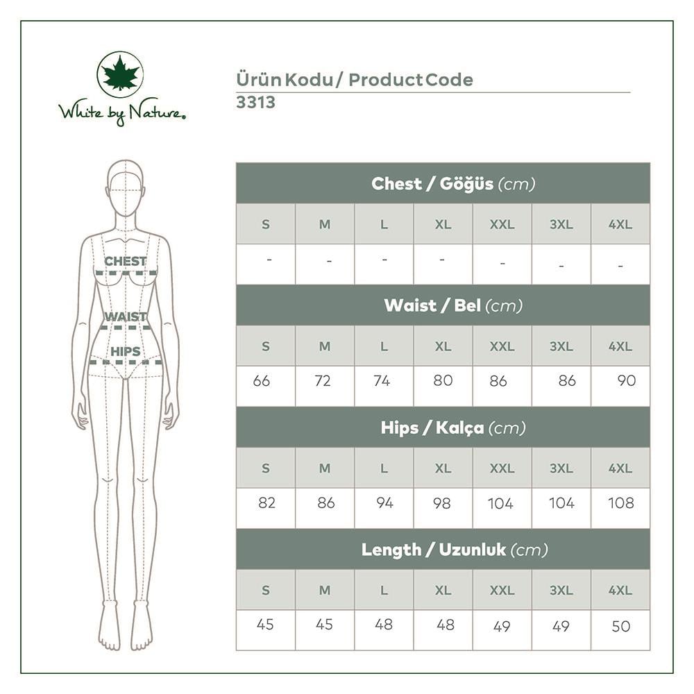 Bermuda Beyaz Kadın Şort