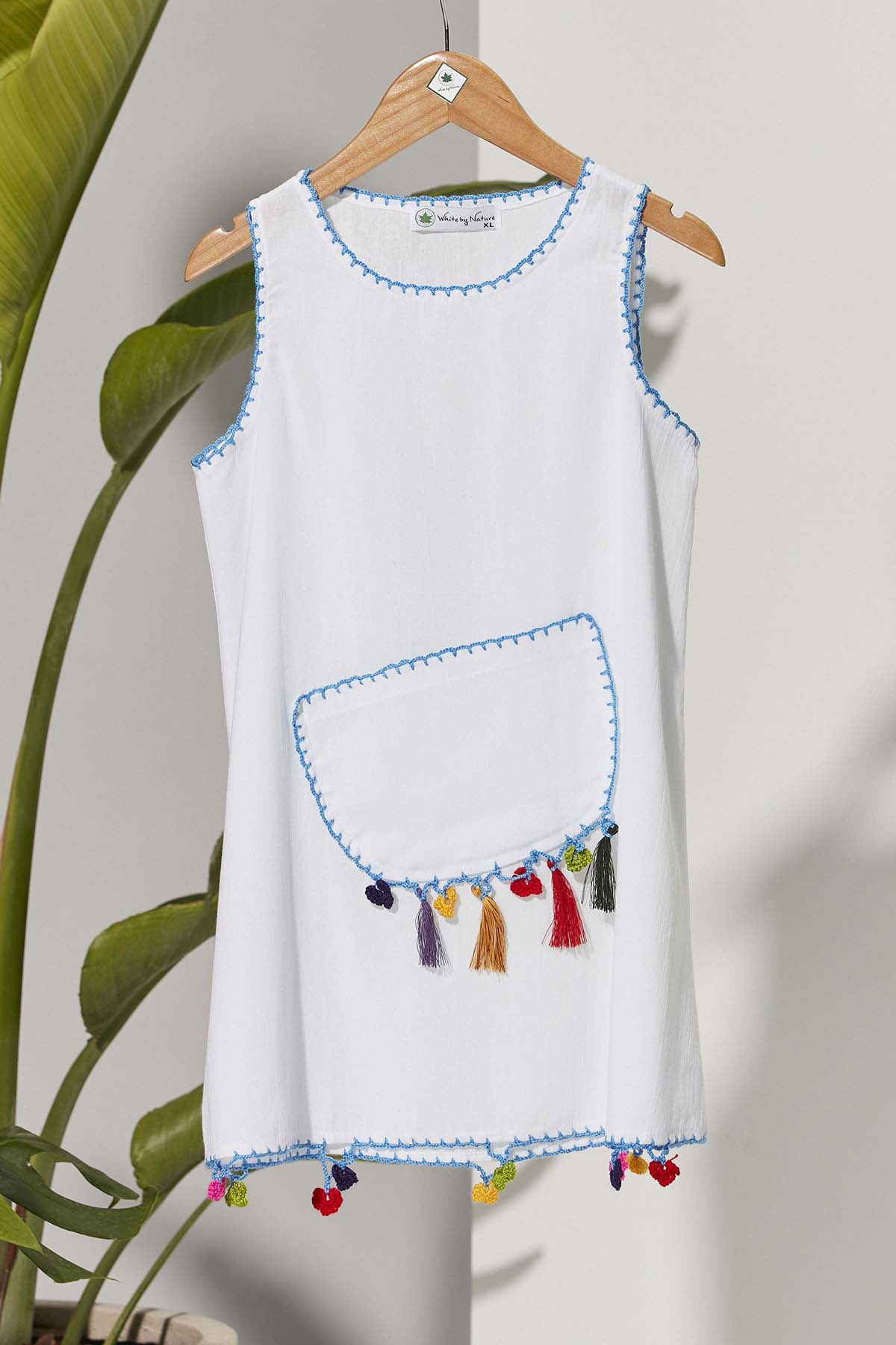 Cepli Çocuk Şile Bezi Elbise