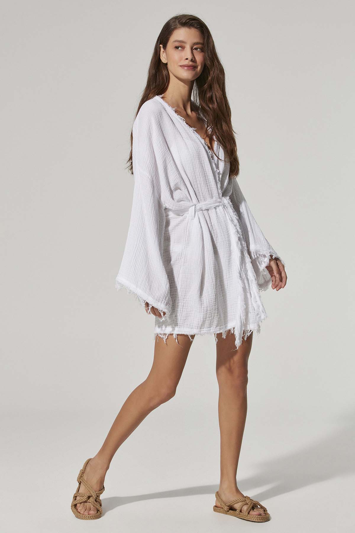 Double Face Müslin Kimono