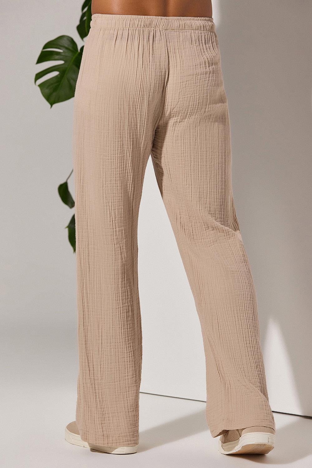 Double Face Relax Bej Unisex Pantolon