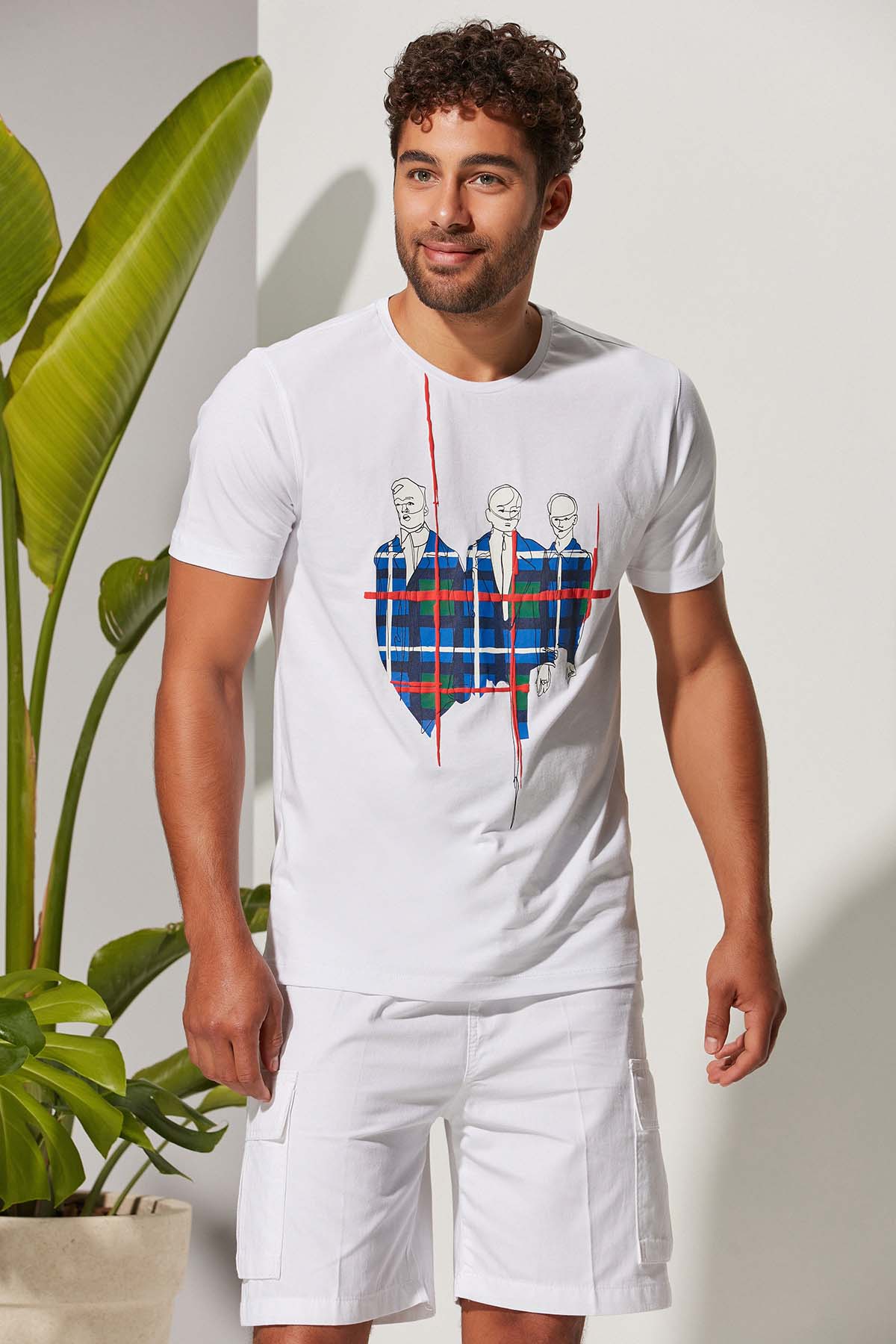 O Yaka Adamlar Erkek T-Shirt