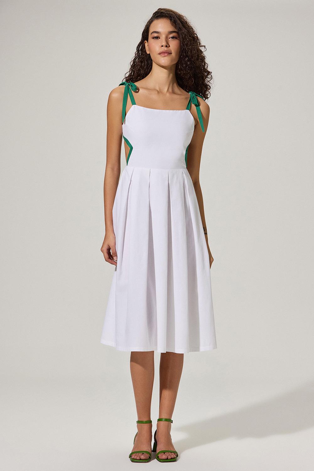 Ribbon Detailed Dress