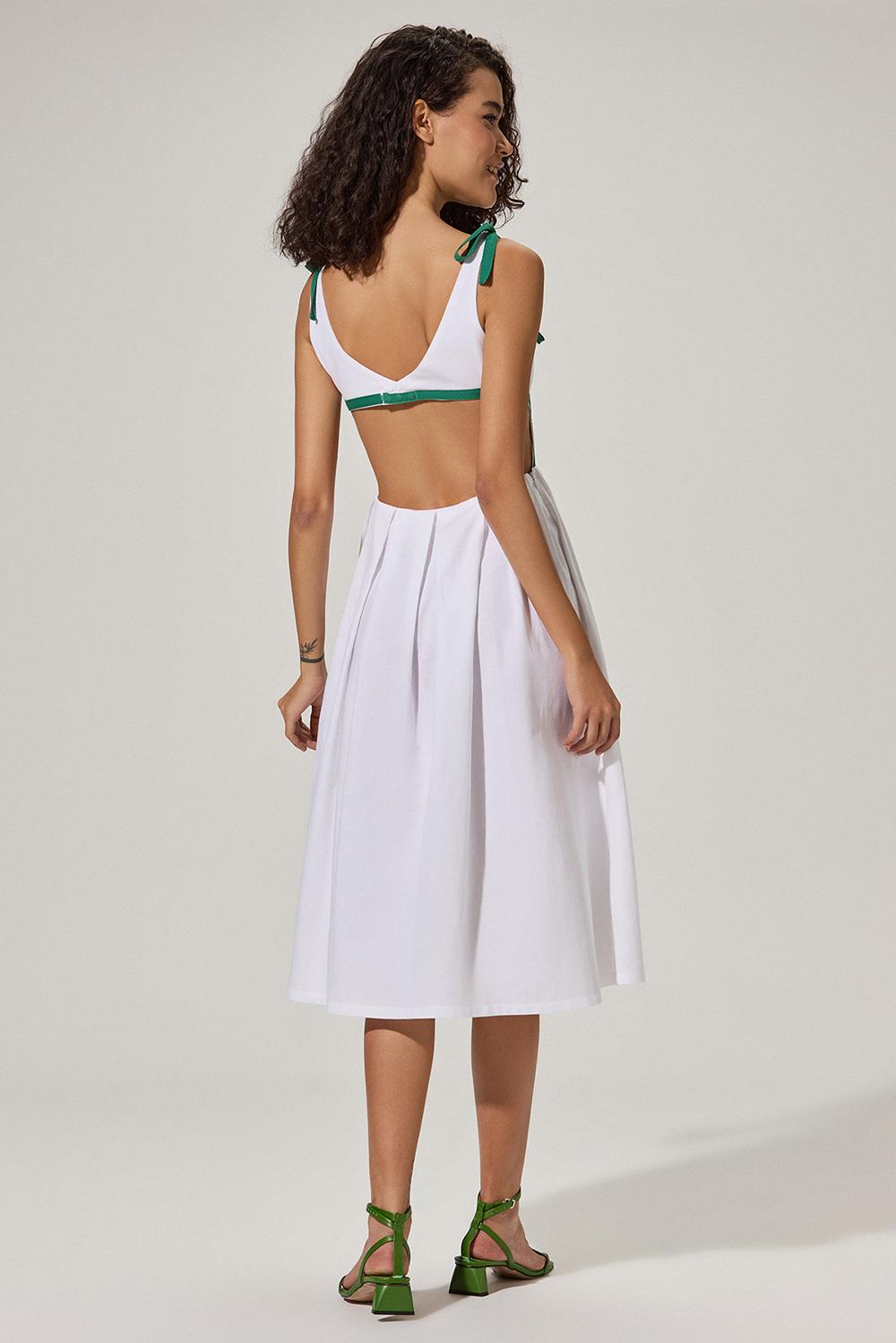 Ribbon Detailed Dress