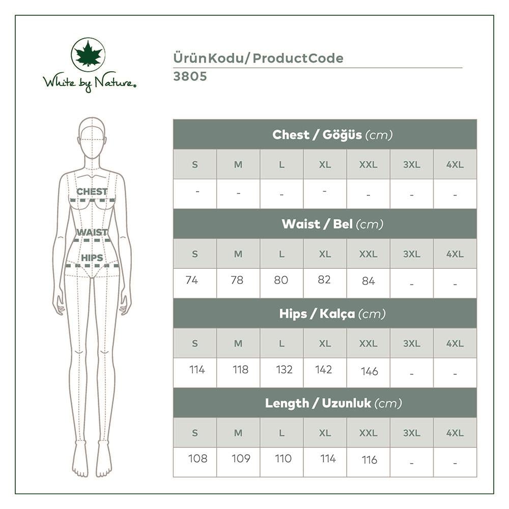 Viskon Beyaz Kadın Pantolon