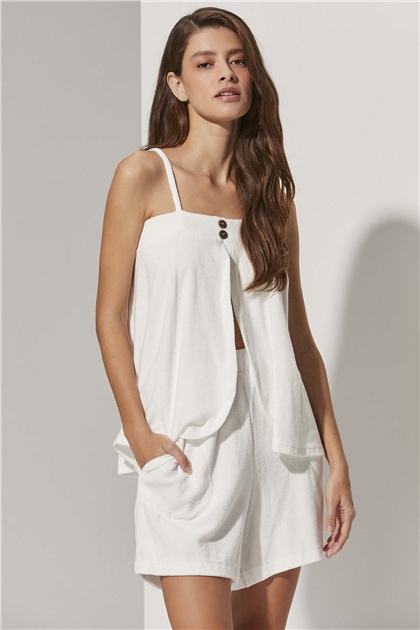 Strapless Towel Blouse