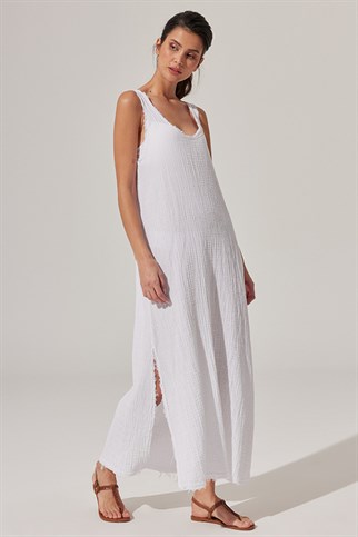 Double Face Askılı Elbise