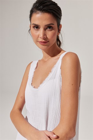 Double Face Askılı Elbise