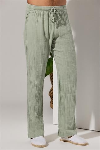 Double Face Relax Yeşil Unisex Pantolon