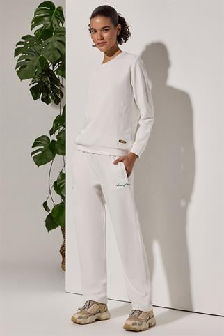 Unisex Düz Paça Eşofman Altı