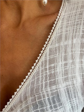Double Face Ring Mini Dress