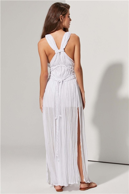 Helen Saç Örgülü Bürümcük Elbise