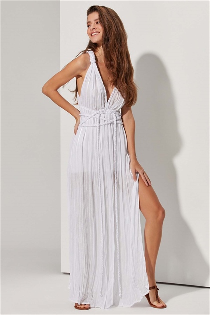 Helen Saç Örgülü Bürümcük Elbise